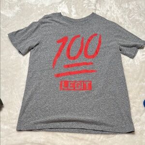 The Children's Place Gray Tee with Red Print